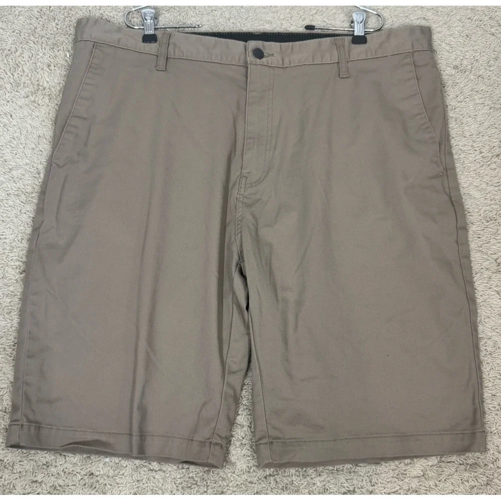 Volcom Mens Frickin Modern Stretch Shorts Flat Front Chino Casual Preppy Size 40